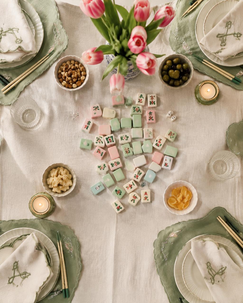 How we'd set the table.
