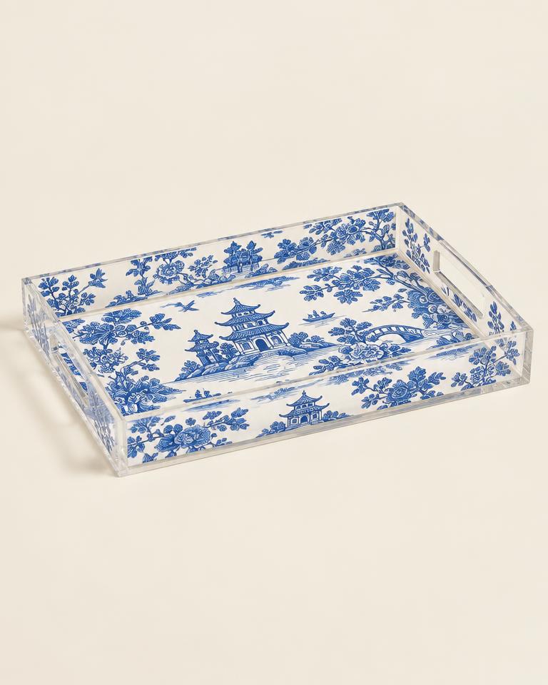 Chinoiserie Acrylic Tray